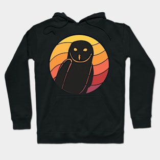 Owl Vintage Retro Sunset Hoodie